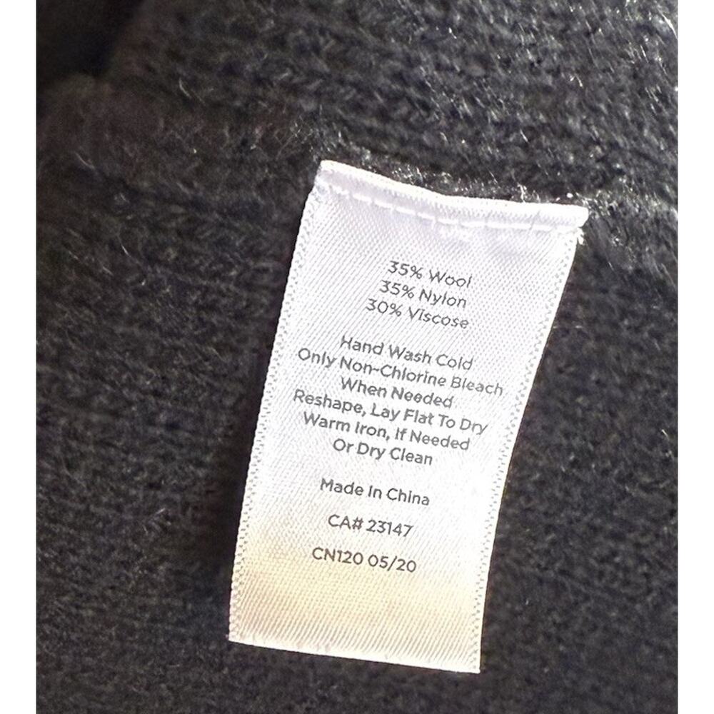 Talbots Size Small Colorblock Wool Blend Open Car… - image 6